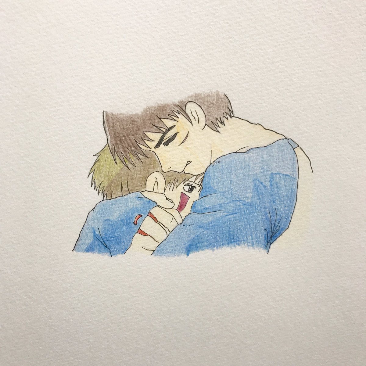 Uzivatel こう Na Twitteru 悲しみと怒りにひそむ まことの心を知るは森の精 もののけ達だけ 個人的にその後が気になるno 1はもののけ姫で その後が辛い現実だろうno 1も もののけ姫です 色塗り初の試みでした W ジブリがいっぱい発表会 もののけ姫