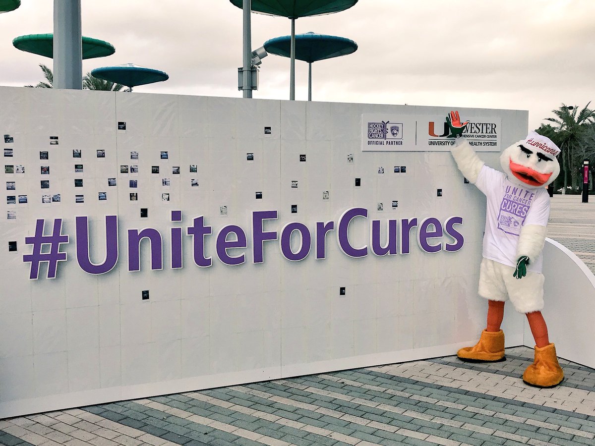 SylvesterCancer's tweet photo. We #UniteForCures with @FlaPanthers to raise awareness for #cancerresearch. Sebastian's with us, are you? #HockeyFightsCancer https://t.co/E8XmT4xF9t
