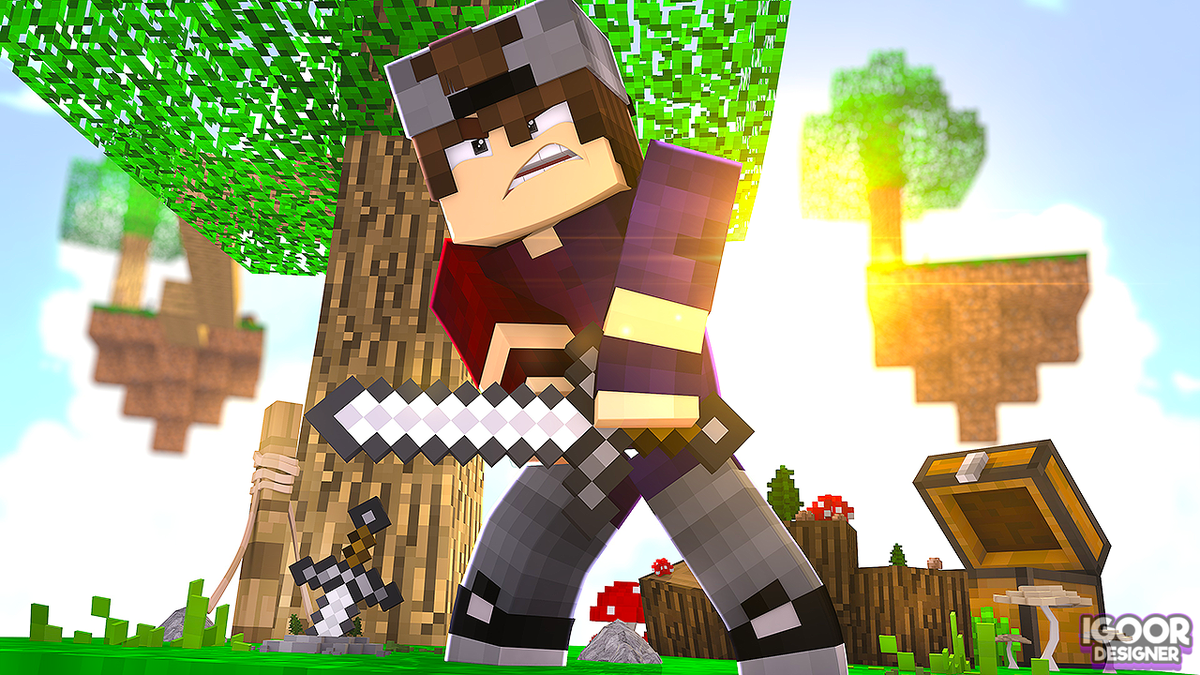 تويتر \ Insta: @igoor_designer على تويتر: "Minecraft Thumbnail ||  @PohaDrezzer #RT e #FAV são apreciados! https://t.co/hs6EOO7J8c"