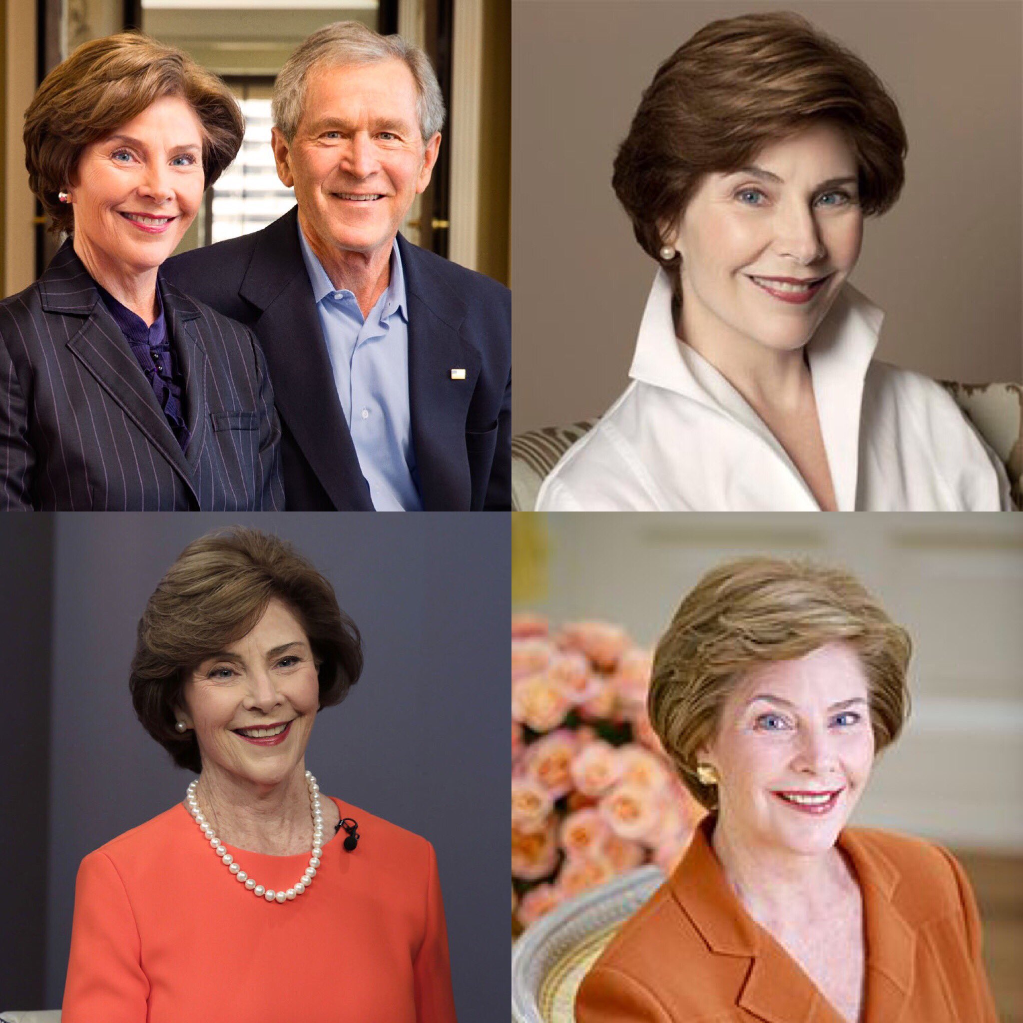 Happy  71 birthday to Laura Bush . Hope that she has a wonderful birthday.     