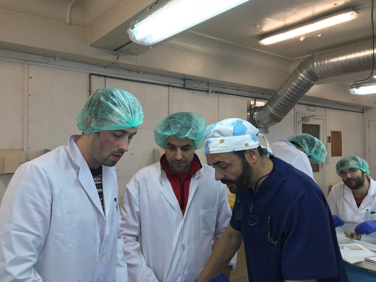 MOFI_FT's tweet photo. Seguimos en S3 del #MOFI6 “abordaje terapéutico en cadaver” con el prof. Dr. Valderrama @FranJValde en la UCM #EESS #EEII #tronco @MVClinic https://t.co/qkJX1XtXvC