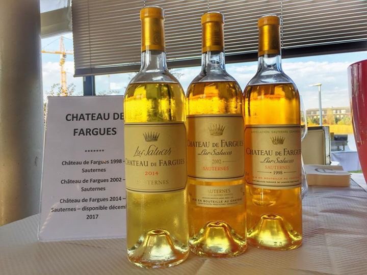 Fargues 2014, 2002 et 1998 avec #huîtres . Ou sans. 9e salon du vin à Strasbourg aujourd’hui jusqu’à 21h!