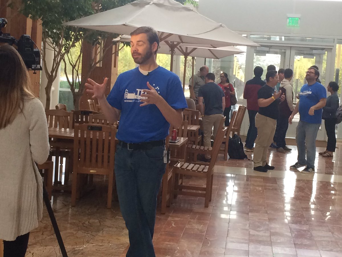 hudsonalpha's tweet photo. Getting ready for today's #techchallenge #hackgenomics with @whnt ! https://t.co/JuxH2x0opE