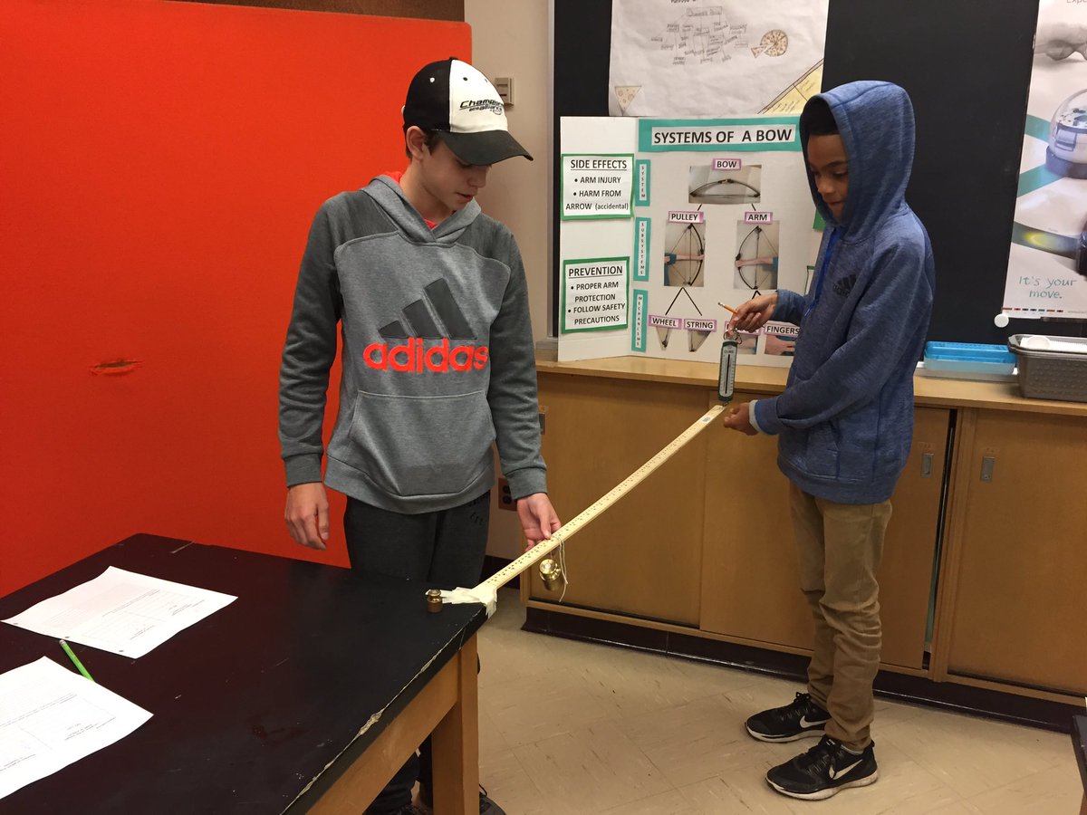 Experimenting with levers in science. <a href="/yourschools/">Avon Maitland District School Board (AMDSB)</a>