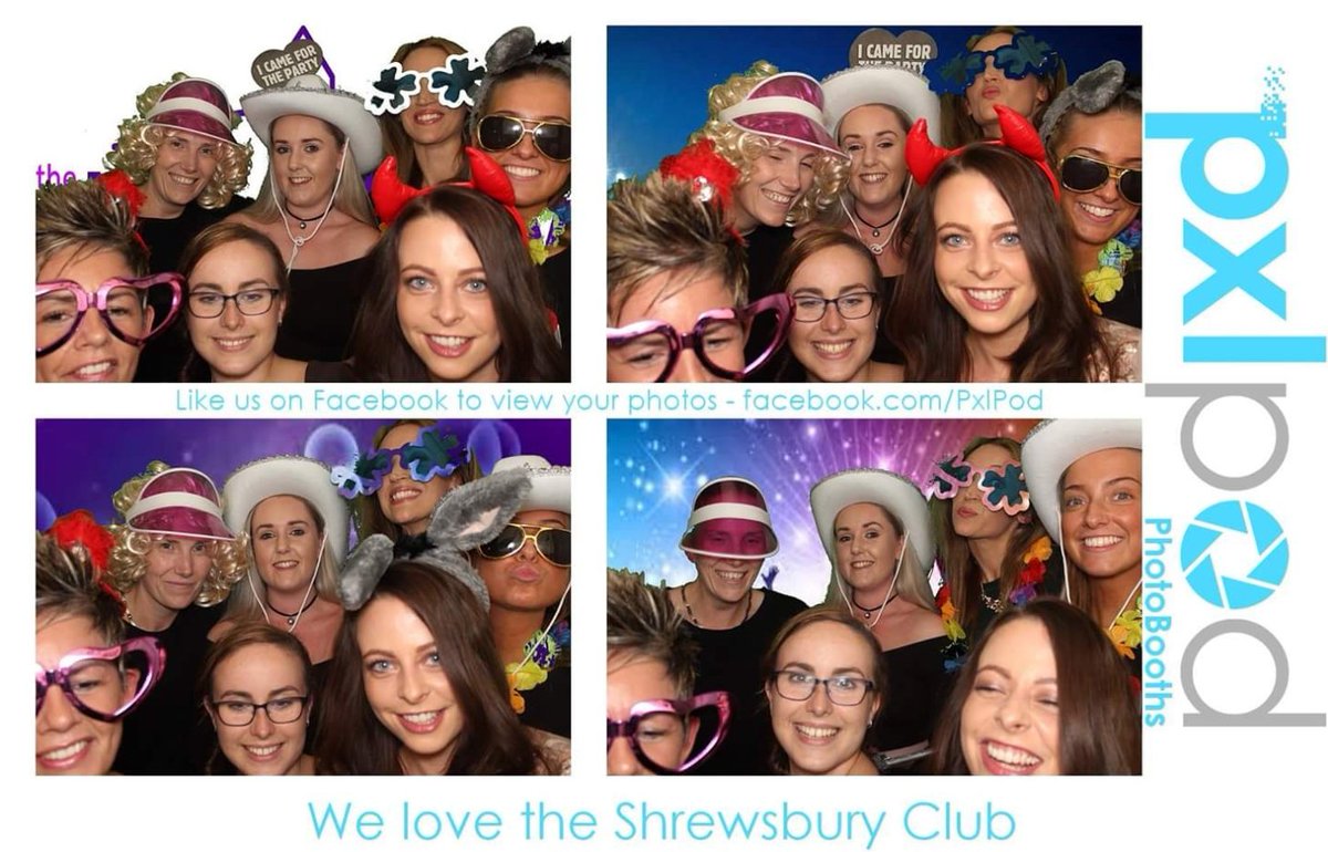 PxlPod's tweet photo. We had an amazing time last night @shrewsbury_club. Thanks to all the members and staff that came along! 🍸👍🏻🍸👍🏻
#shrewsbury #photobooth https://t.co/0lWZQyGmNQ