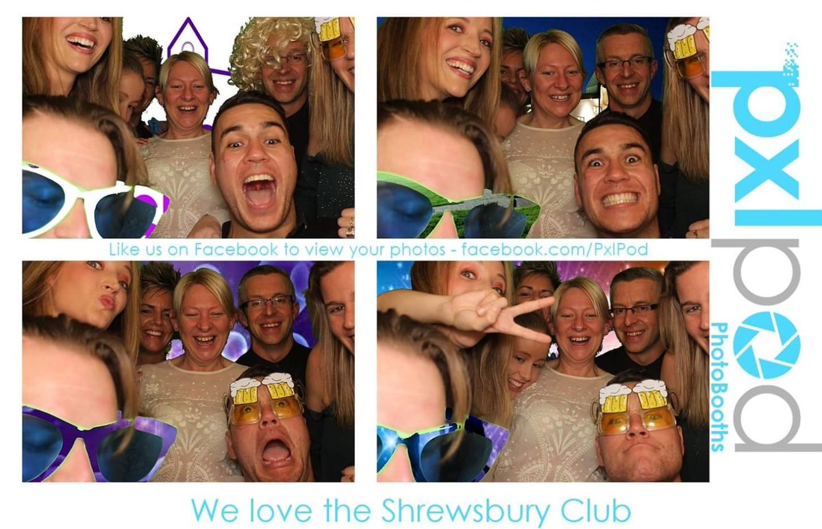 PxlPod's tweet photo. We had an amazing time last night @shrewsbury_club. Thanks to all the members and staff that came along! 🍸👍🏻🍸👍🏻
#shrewsbury #photobooth https://t.co/0lWZQyGmNQ
