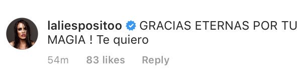 lalixpyp's tweet photo. "Gracias eternas por tu magia! Te quiero" Lali a Nahuel ❤️ https://t.co/8r46o3tKXO