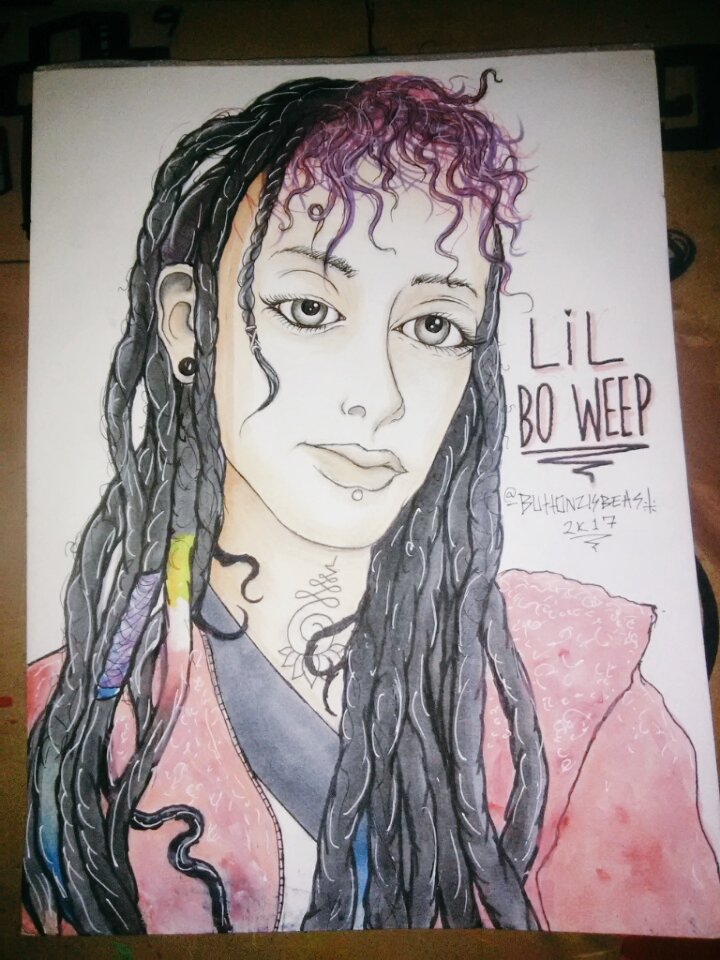 ButtonZisBEAST's tweet photo. I drew @LiLBoWeep yesterday still thinking of adding a background color 🐣 https://t.co/drtfDVSs7a