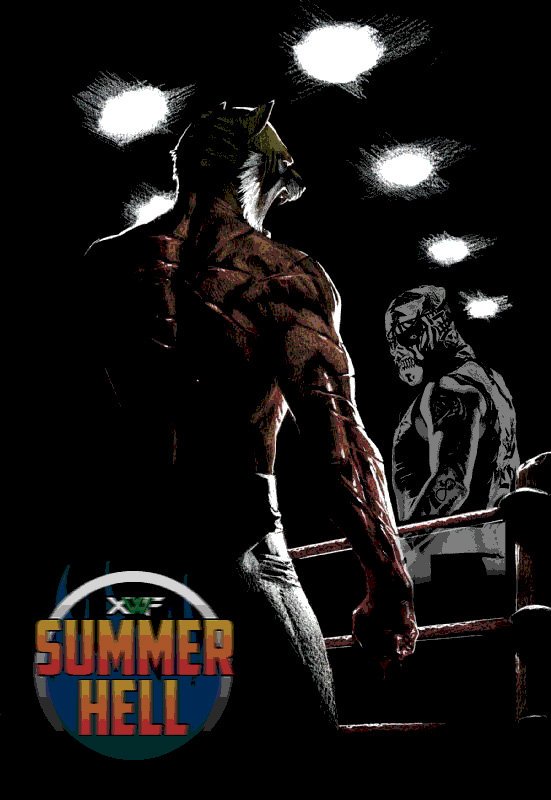 NewXWF's tweet photo. Poster oficial de XWF SummerHell: https://t.co/OG3wxnQeSH