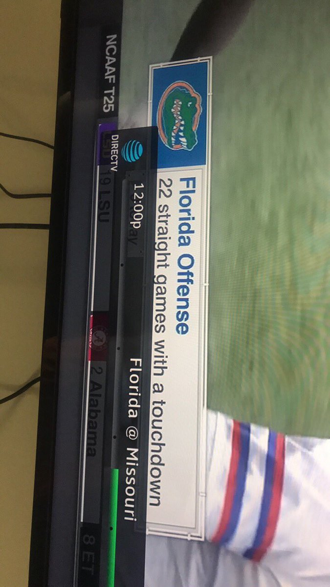 tim_george's tweet photo. @espn Florida does not have 22 straight games with an offensive touchdown. https://t.co/AeR5Iuusow