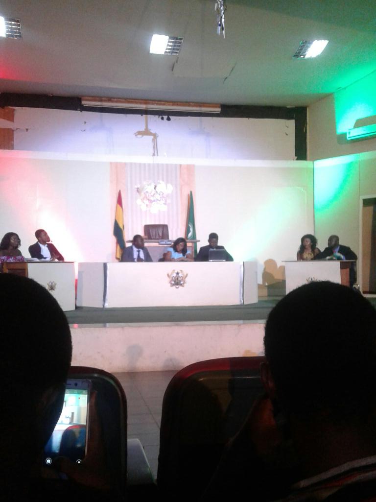 The prosecution rep'd by Lawyer <a href="/ntimination/">Richmond Amoakoh</a> and the defense rep'd by Lawyer <a href="/NGO_gh/">Nana Gyasi Owusu, Esq.</a> have settled in..
#KejetiaVsMakola