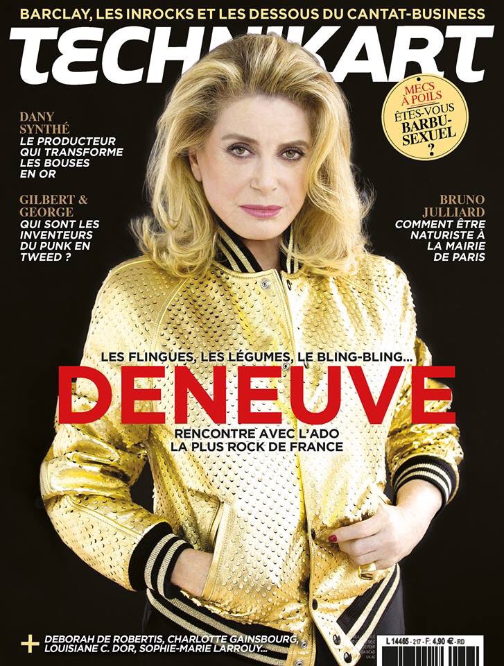 La Une qui rocks ! 
#Deneuve #Technikart