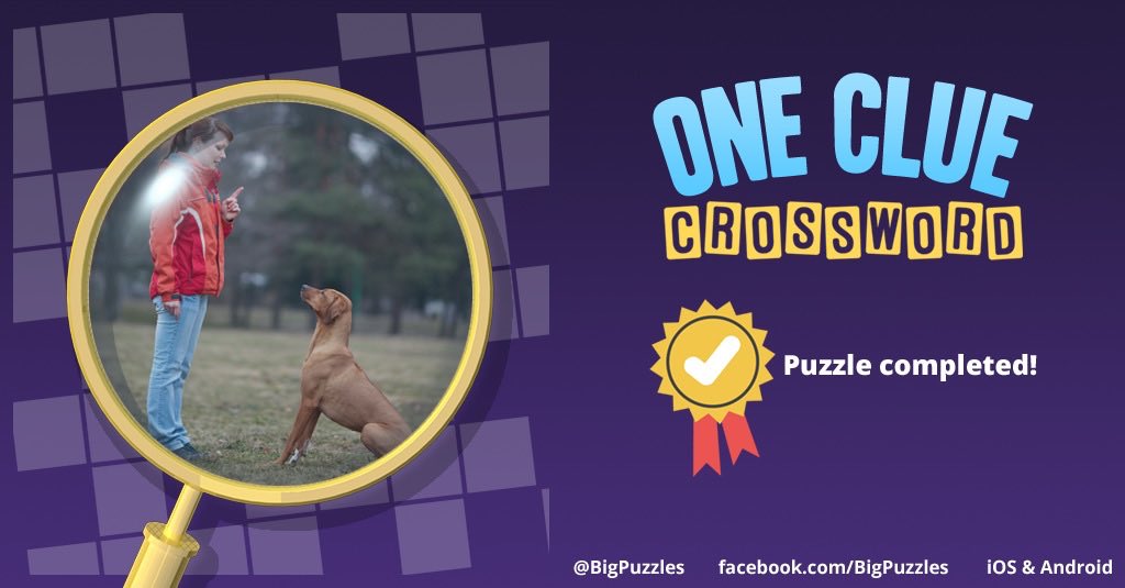 I completed a puzzle in One Clue Crossword. Play now for free!
onecluecrossword.com #OneClueCrossword