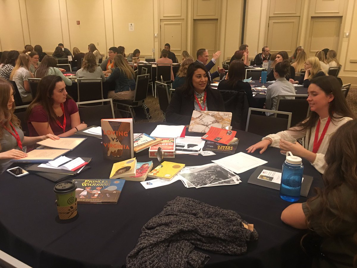 chepitaclark's tweet photo. Educators teaching educators about diversifying curriculum, checking your personal biases, & being social justice agents! #NAMEUtah https://t.co/ZR2wTZyM5J