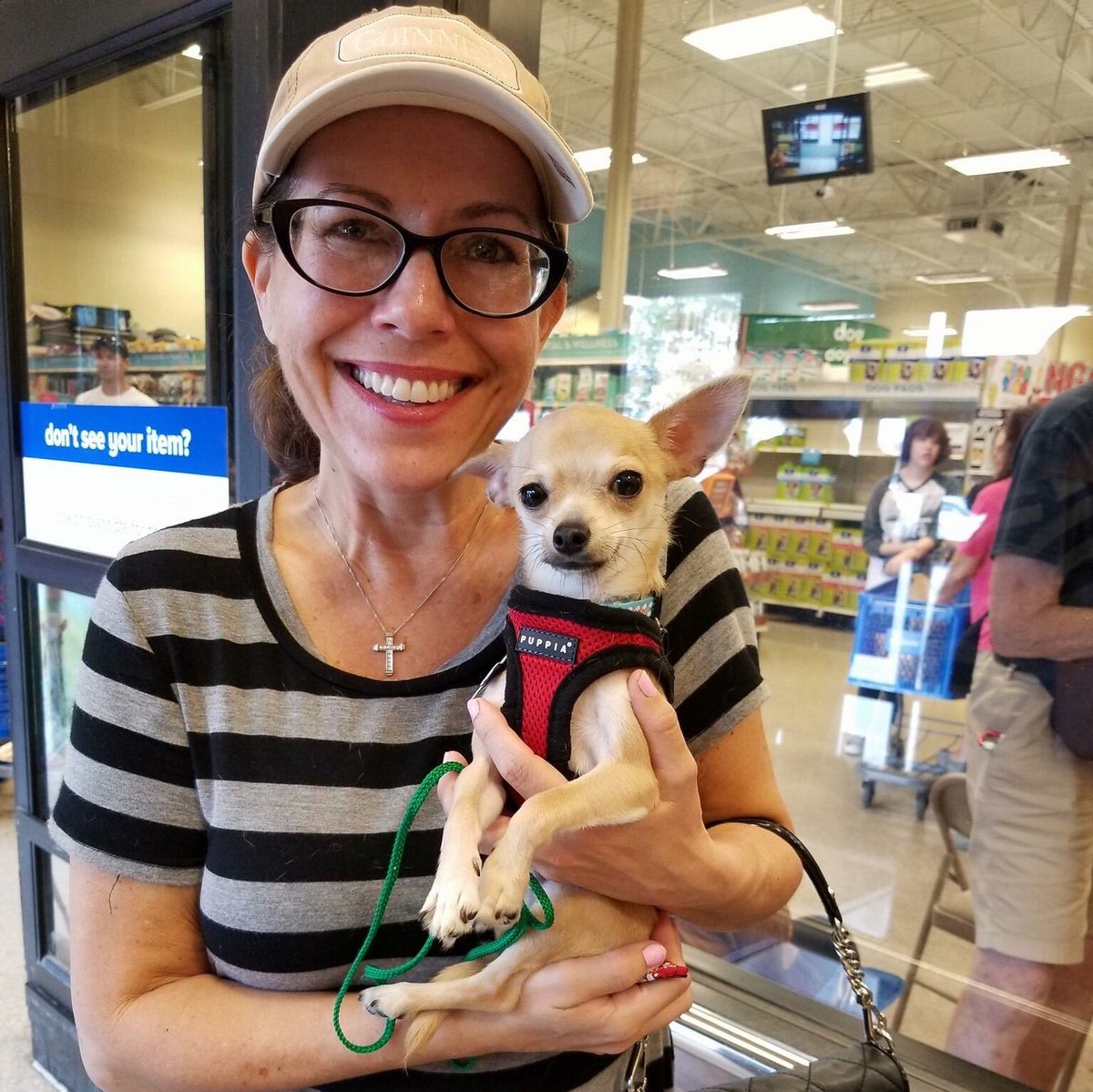 Update from our weekly adoption event at <a href="/PetSmart/">PetSmart</a>: little Lonestar found his forever home!
