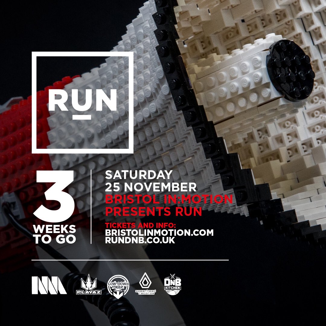 rundnbuk's tweet image. COUNTDOWN⏰ Only 3 weeks to go!
RUN x @realplayaz x @LOWDOWNDEEPRECS x @spearheadrecs x @BristolInMotion 🔊🔊🔊