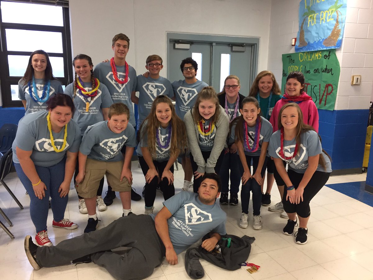 Oakville_StuCo's tweet photo. Had so much fun today at the Gateway Conference at Northwest High School! #mascxgw #masc thank you for having us! https://t.co/wEEw8E64E7