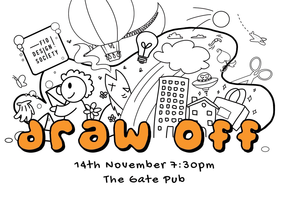 dmuhausdesign's tweet photo. Doodle competitively against your friends while enjoying a drink at the newly opened Gate Pub! #demontfortuniversity #f10designsociety https://t.co/OohLw6K7w8