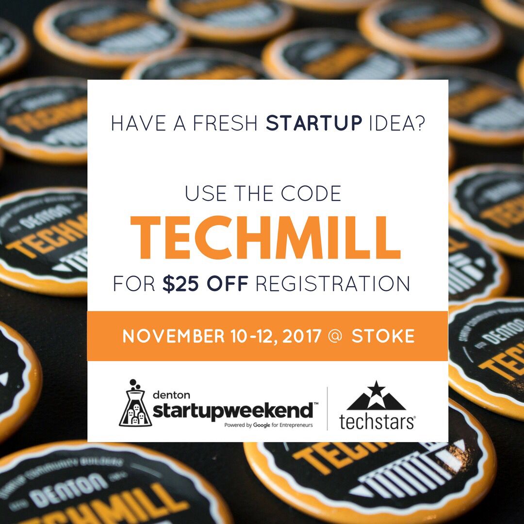 Register today at buff.ly/2zouEgS #techweekdfw #gsb #startupweekend #dentoning