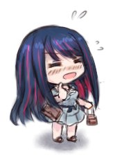 とあるコマで使用したルキアさんのSD絵です(*'з`)
漫画も完成したので明日には投稿できると思います! 