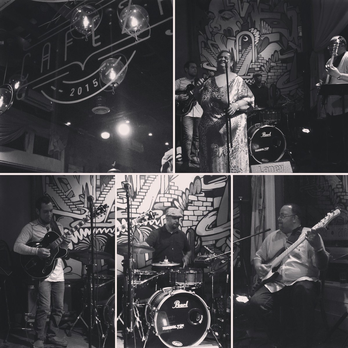 OnThreeband's tweet photo. Thanks to everyone that came out last night!!! β€οΈπΆβ€οΈ #houston #livemusic #jazz #on3 #mikeseybold #lamarmerchant #derekroy #kimroy https://t.co/s3HsAxePc3