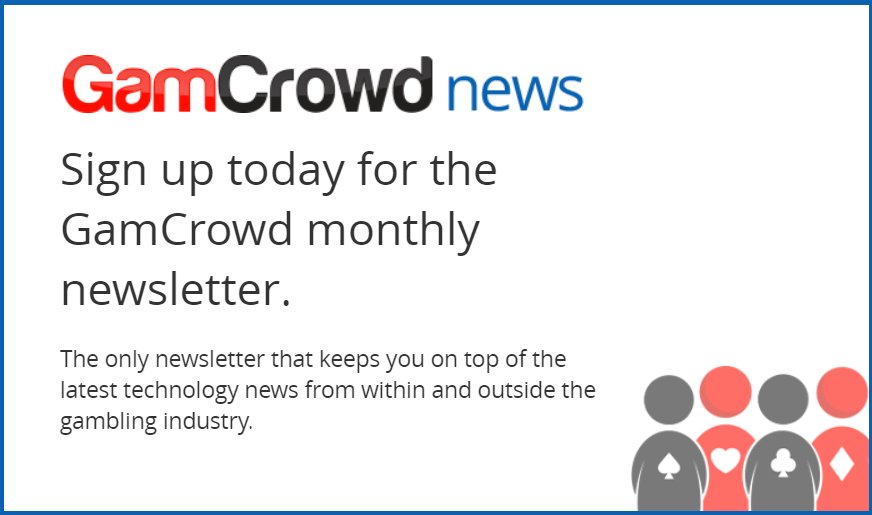 gamcrowd's tweet image. Want to stay up to date on the latest ideas and innovation for #gambling sector? Sign up for our email newsletter.