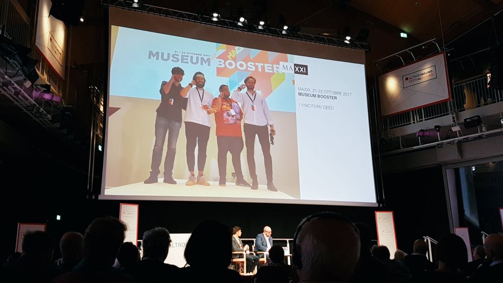 gethevibe_tech's tweet photo. Presenti all'evento di @Altroconsumo con lo stand ed il @Museo_MAXXI parla di noi #festivalfuturo #museumbooster https://t.co/CykH97rZBV