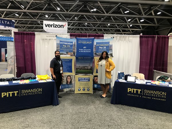 DiversitynSTEAM's tweet photo. .@PittTweet was recently named the #1 public university in the northeast! Visit @PittGradENGR booth 932 to learn more! #SHPE #SHPE2017 https://t.co/pLmQxO1j9o