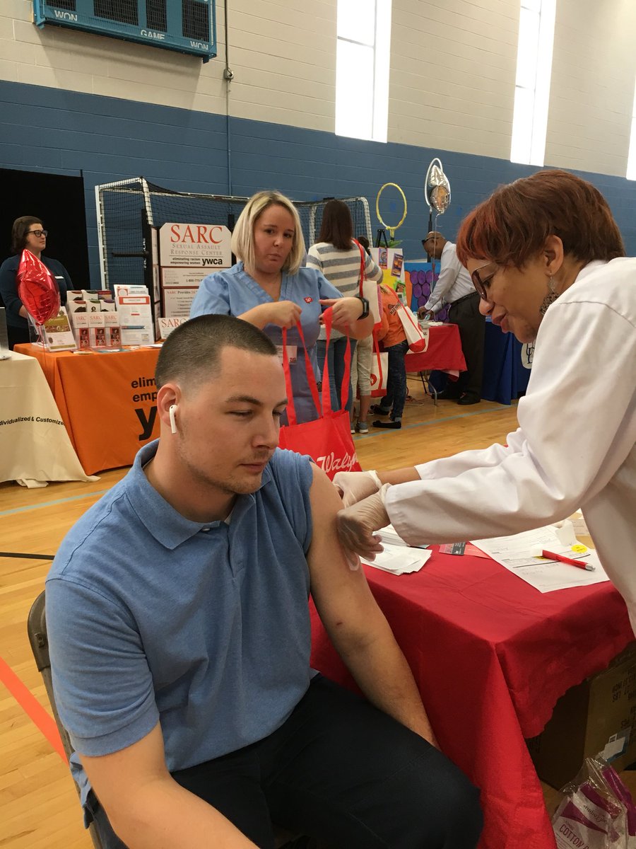 Free flu shots at the RC Resource Fair @redclaytech <a href="/RedClaySchools/">Red Clay Consolidated School District</a>
