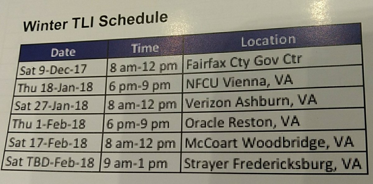 TMDistrict29's tweet photo. Winter #TLI schedule announced! #Toastmasters https://t.co/OUuHCvTS4h