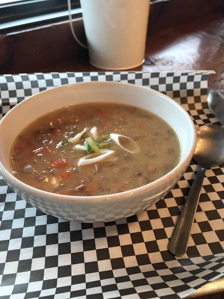 theoriginal42nd's tweet photo. Pancetta &amp; White Bean Soup! https://t.co/H5WJsqUjYD