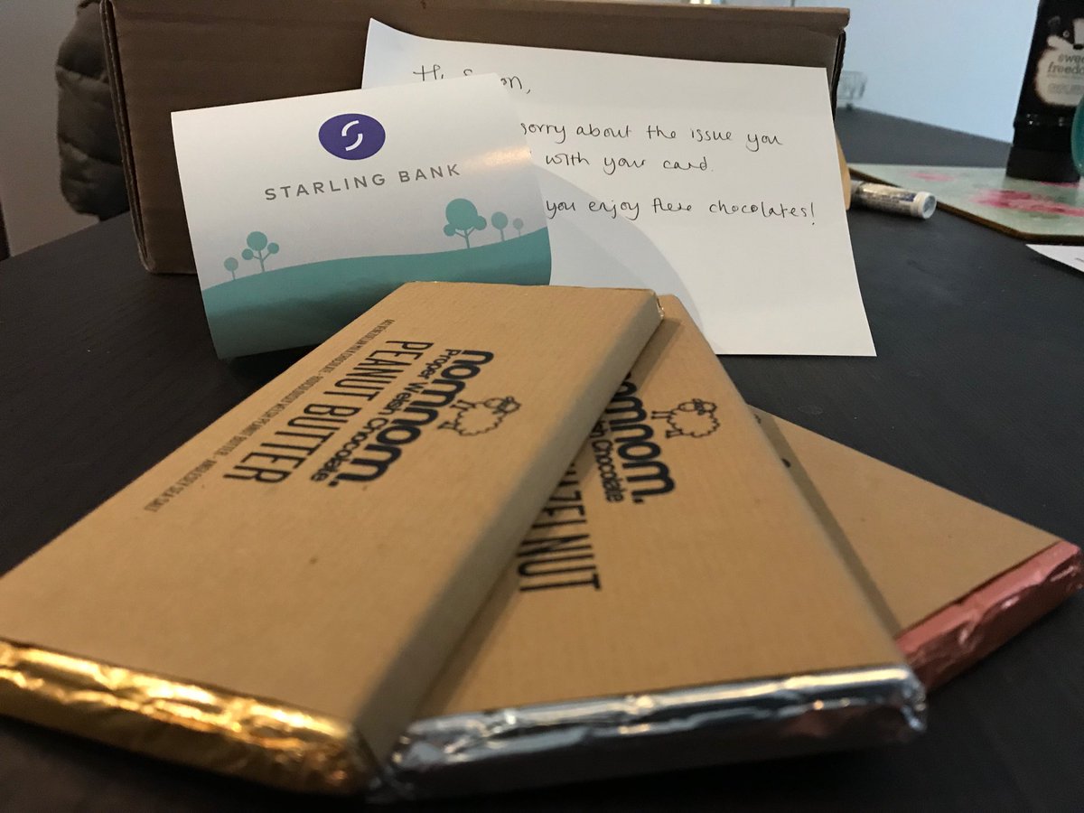 A surprise gift from <a href="/StarlingBank/">Starling Bank</a>. Fantastic customer service, fantastic bank!