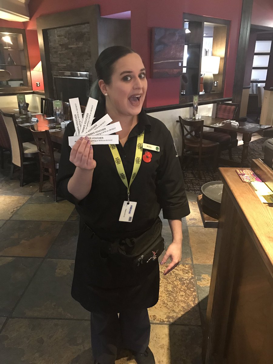 Kirsty smashing the 9/10 mentions for feedback. Look at all those drinks vouchers <a href="/mattavery1968/">Matt Avery</a>