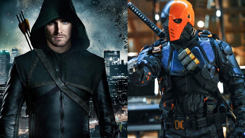 Ману беннетт дефстроук. Arrow v. Зелёная стрела оливер куин. Слэйд уилсон дэфстроук стрела. Зеленая стрела спектр.