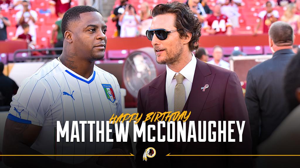 To wish a happy birthday to actor & fan Matthew  