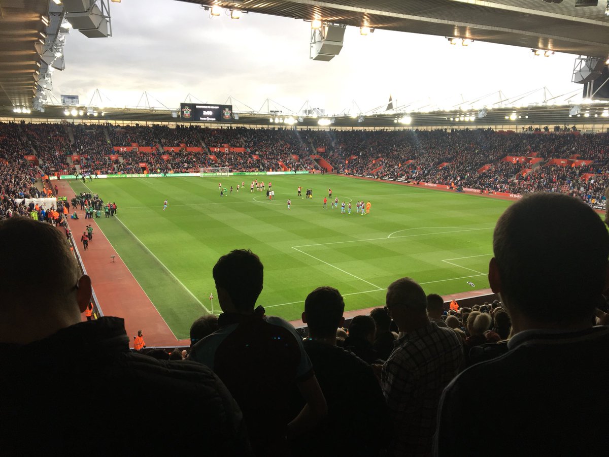 HeisenFriends's tweet photo. @AwayDays_ View from the Burnley end at St Mary’s this afternoon #twitterclarets #UTC https://t.co/TaMEGaubY2