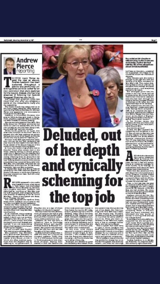 Herewe go again with more misogynistic reporting. I’m no fan of <a href="/andrealeadsom/">Andrea Leadsom</a> but this is exactly why women don’t report abuse/harassment.