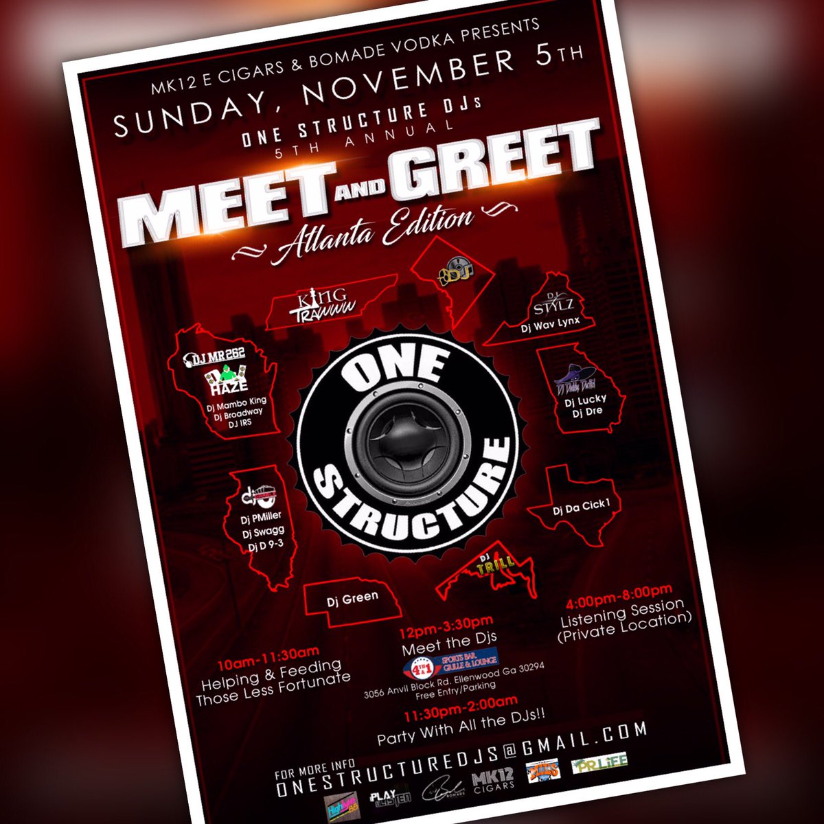 We live in Atlanta tomorrow