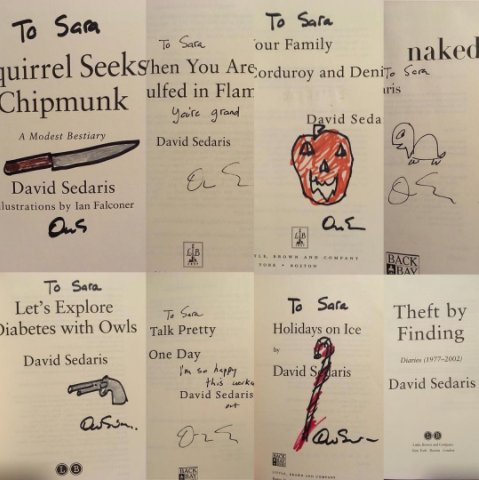 littlebrown's tweet photo. Has @DavidSedaris signed one of your books? Upload and use hashtag #DavidSedarisSignedBook! https://t.co/wvWjpBldhF