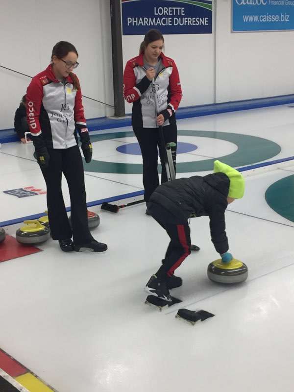gray_withers's tweet photo. Having fun this morning at our home club of Lorette teaching future stars the fundamentals of curling. #practiceweekend https://t.co/642gO5uNb7