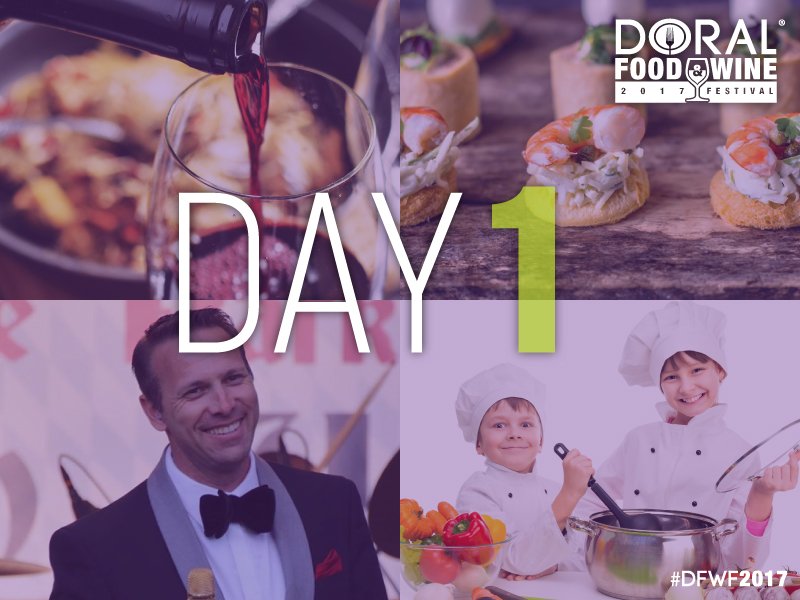 DoralFoodnWine's tweet photo. The #DFWF2017 is here! Prepare for 2 days of incredible food, the best wines, cocktails and live bands. You still can get your tickets 💃🕺🍷🍴 https://t.co/VwT7voQPtO