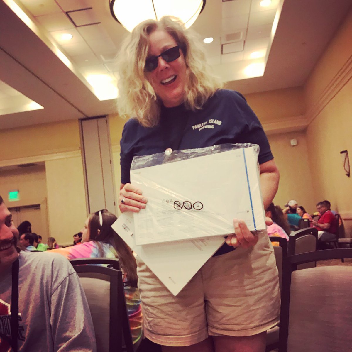 gillmanins's tweet photo. Cindy just won a Microsoft Surface Pro at the @JandJinsurance CSR conference!😄 #CSR2017 #winning https://t.co/J1gfceE3qx