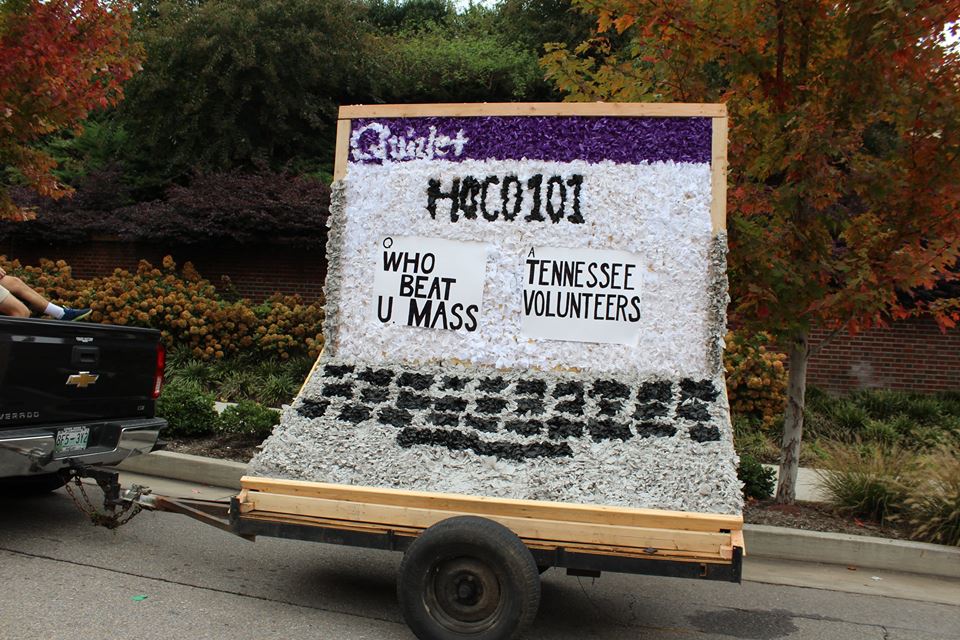 Homecoming 101: Vote for your fav float - use this tag for Sigma Alpha Epsilon-Tri Delta #VOLFLOAT81
<a href="/UTKPanhellenic/">UTK Panhellenic</a> <a href="/tennalum/">UT Knoxville Alumni</a> <a href="/UTKnoxville/">UT Knoxville</a>