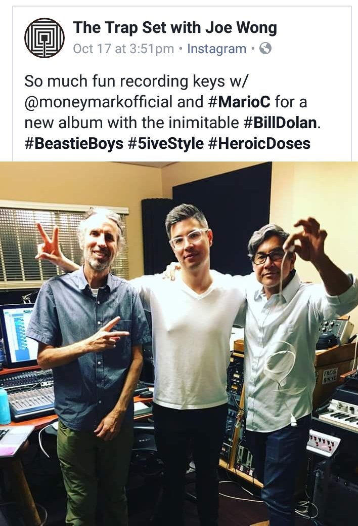 Bill_Dolan1's tweet photo. #MoneyMark putting some more keyboards down with #JoeWong at #MarioC's for the new record. https://t.co/eQBXDmyghT