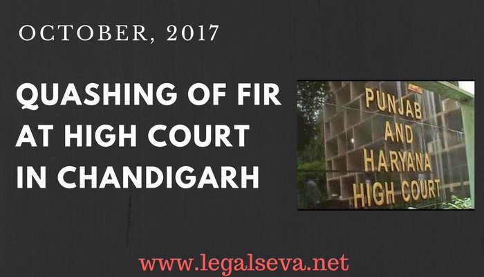 LegalSeva's tweet image. #Quashing of #FIR at #HighCourt -buff.ly/2lueSKS #PunjabandHaryana