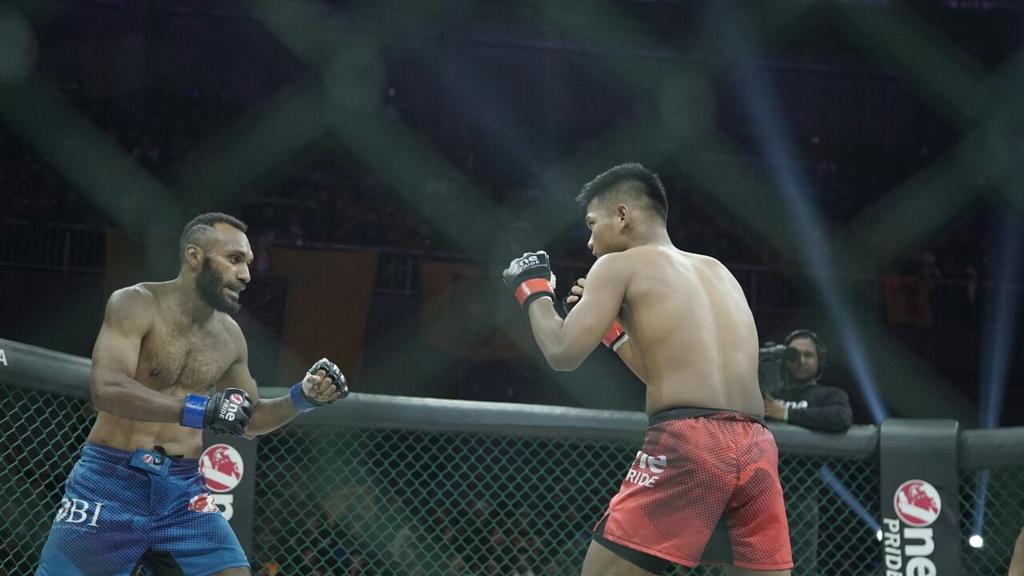 Yordan berhasil mengalahkan lawannya Nurul Fikri.
#ONEPRIDEMMA14