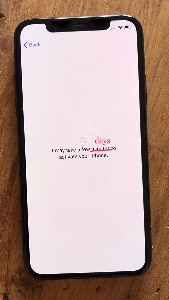 brettheido's tweet photo. Apple updated the activation screen on the new #iPhoneX ugh https://t.co/ToP0t8tBbc