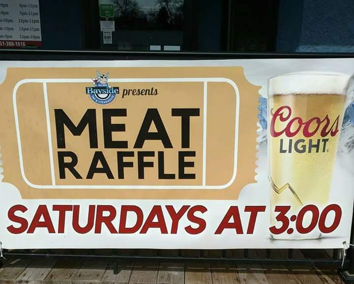 RedWingVCB's tweet photo. Get your lucky spot for the meat raffle at @BaysidesSteak today! #RedWingMN #smalltownfun #yesthisisathing https://t.co/Q0DLktrG3S