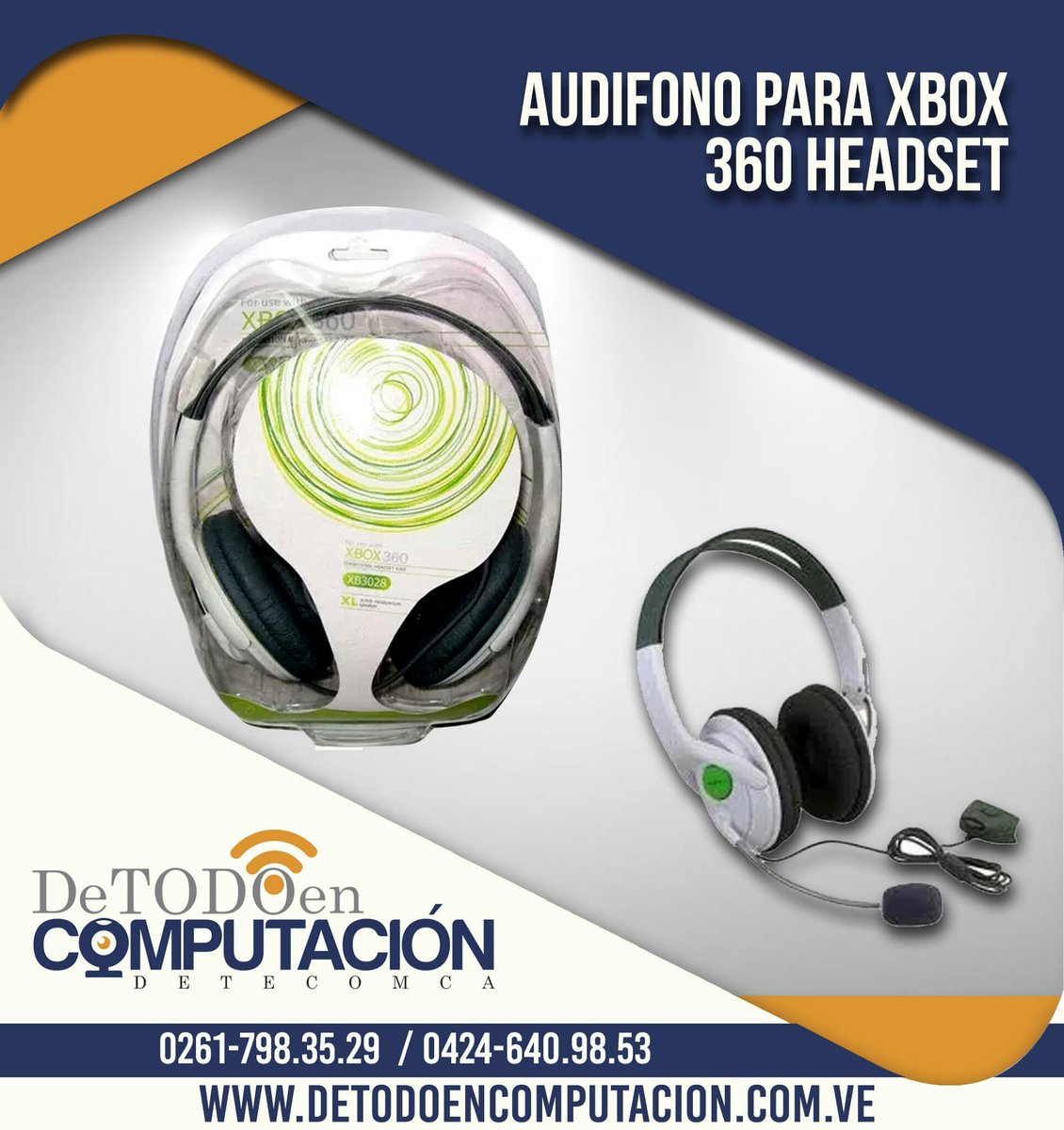 detecomca1's tweet photo. #AudifonosParaXbox disponibles, ideales para tu xbox.
#DeTodoEnComputación #Detecomca #Computación #Sonido #Audio #Celulares #4nov https://t.co/FgZKreN3PL
