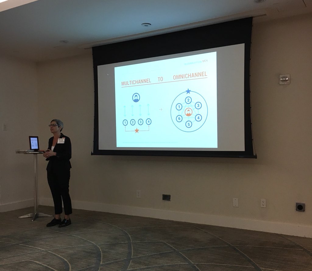 KatCusack's tweet photo. Hitting up the #omnichannel #futureofmarketing with @idacheinman @substance151 #TME17 #growleadthrive @SMPSNewYork #technology https://t.co/s3SPlkIVoX